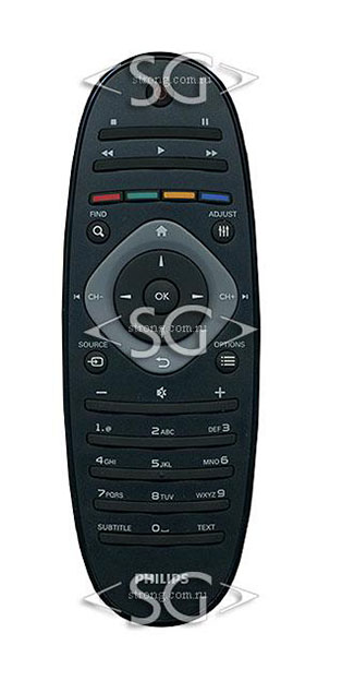 Пульт дистанционного управления для PHILIPS 2422 549 90301 (302,362,416)(3139 238 22061,RC2813802/01) чёрный /orig./
